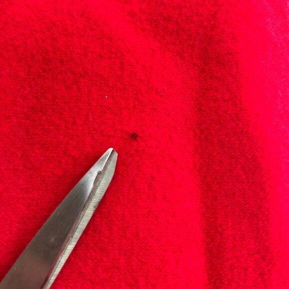 Jones New York Women Red Merino Wool Single-Button Blazer Cardigan Sweater Small - Picture 9 of 11